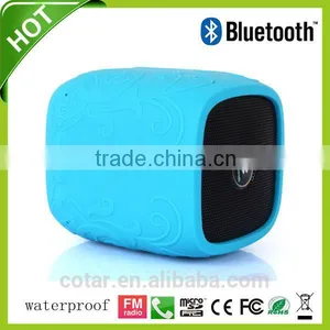 2015 Square Shaped High Definition Sound Built-in Rechargeable Battery Waterproof Wireless Bluetooth Speaker thumbnail-5