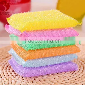 PACK OF 6 HEAVY DUTY SPONGE SCOURING PADS KITCHEN CLEANING PADS SCOURER thumbnail-1