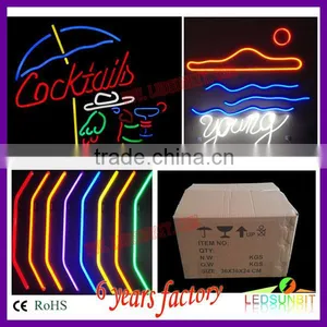 White LED Neon Flex 12v Mini Signs thumbnail-1