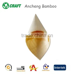 Natural Disposable Bamboo Cones Catering thumbnail-1