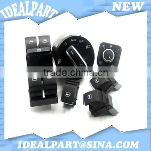 New Mirror Switch Headlight Switch Window Switch Set for VW Golf MK5 6 Jetta MK5 Passat B6 Tiguan 5ND 959 565A 5ND 959 857 Quality Choice thumbnail-1