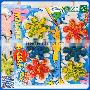 2016 Wholesale Flower Shaped Crayon Into Blister Card for School Kids thumbnail-1