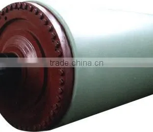 Paper Making Forming Section Use Large Diameter Rubber Coated Breast Roll for Stablize Felt of Forming Section thumbnail-1
