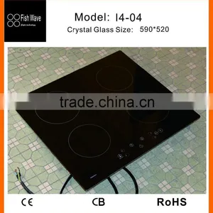 Hot Selling Foshan Metal Cover 4 Burners Eurokera Induction Cooktop in Small Kitchen Appliance thumbnail-2