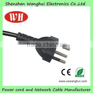 Home Appliance Power Cord, Brazil Power Supply Cords With 220V thumbnail-1