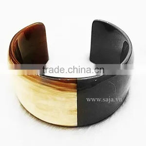 Buffalo Horn Jewelry , Buffalo Horn Bracelet SHB-264 , 100% Natural Buffalo Horn thumbnail-1
