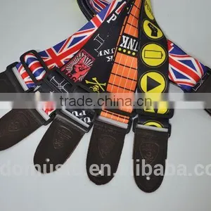 Factory Promotion Soft Thin Straps for Bass Acoustic Guitar Straps / Guitar Belt With Double Leather Ends thumbnail-1