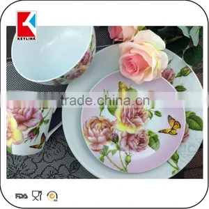 High Quality Stoneware Dishes Wholesale Ceramic Dinnerware Germany Dinner Set Porcelain thumbnail-4