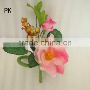 Hight Quality Artificial Natural Flowers Napkin Ring With Berries thumbnail-2