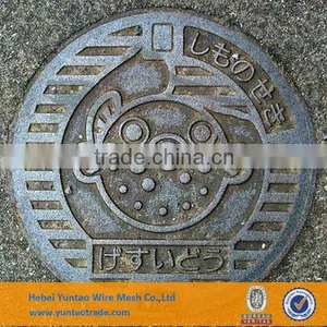 Road Sanitary Sewer Ductile Casting Iron Manhole Cover/well Lid thumbnail-1