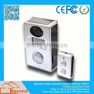 Recording Camera Car Dvr With Motion Detect Solar Camera Alarm With Video Record and Solar Panel thumbnail-1