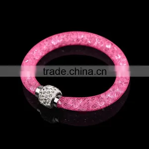 New Design High Quality Crystal Stardust Magnetic Bracelet for Women thumbnail-3