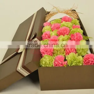 Elegent High Quality Gold Color Rectangle Flower Pacakging Box thumbnail-1