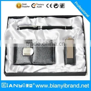 New Promotion Gift Set, Metal Pen and Metal Key Chain With Card Holder thumbnail-1