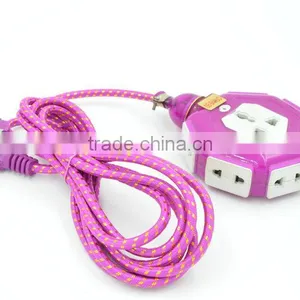 3 Pin and 2 Pin With 7ways Waterproof Power Cord Electrical Switch Power Strip thumbnail-2