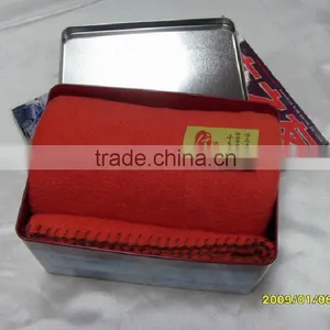 Wholesale Polyester Fleece Promotion Gift Blanket With Gift Box Packaging thumbnail-5