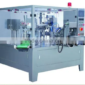 Zipper Pouch Chilli Packaging Machine (filling and Sealing) thumbnail-1