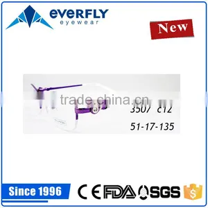 Wide Temple Metal Optical Frames for Women thumbnail-3