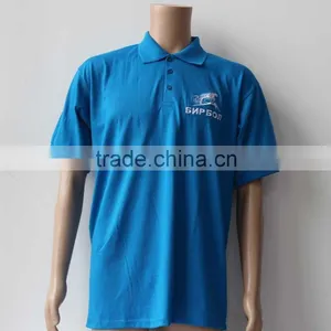 Short Sleeve 100% Cotton t Shirt With Embroidered Logo,men's Polo thumbnail-1