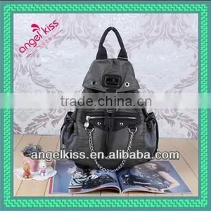2014 New Design Fashionable Handbag Washing PU Materail Leisure Bag China Manufacturer Soft Handbag thumbnail-2