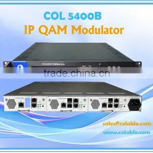 Modulator,Ts Multiplexer&modulator,RF Modulator With ip Output,High-performance DVB-C IP QAM Modulator COL5400B thumbnail-1