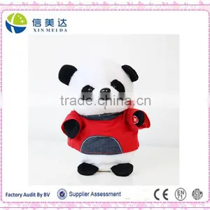 EN71 ASTM Supported Dancing Dressed Panda Plush Toys thumbnail-1