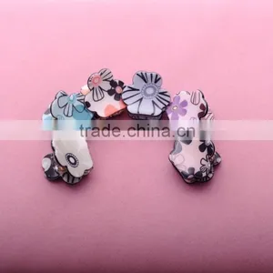 >>>2016 Top! YIWU T&J Fashion Korean Style Lady Kids Plastic Multicolor Women Small Hair Claw/ thumbnail-2