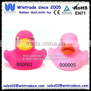 Bright Color Race Duck Numbered/plastic Duck Race Pvc Duck thumbnail-1