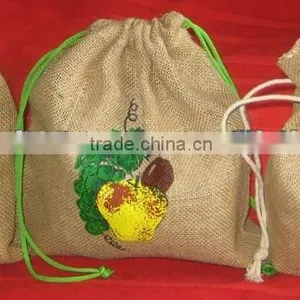 High Quality Jute Draw String Bags thumbnail-1