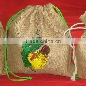 Jute Draw String Bag thumbnail-1