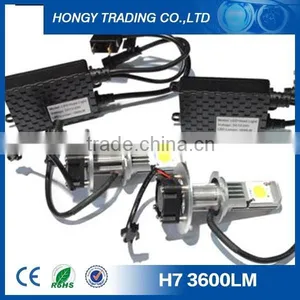 High Power 25w h7 Cob Led Auto Headlight 3600lm thumbnail-1