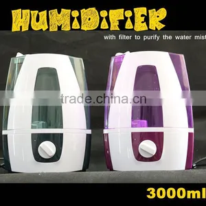 Cooling Mist Steam Humidifier With Transparent Water Tank thumbnail-1