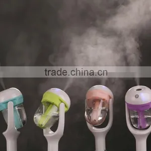 50ml Aroma 180 Degree Rotation Mini Car Humidifier Ultrasonic Car Air Purifier thumbnail-4