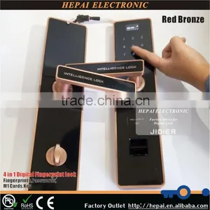 Biometric Fingerprint Cylinder Door Lock thumbnail-1
