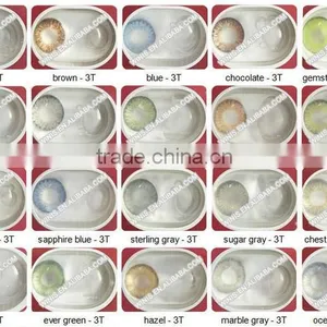 30 Colors in Stock Korean Cosmetic Fresh Tone Color Contact Lenses thumbnail-2