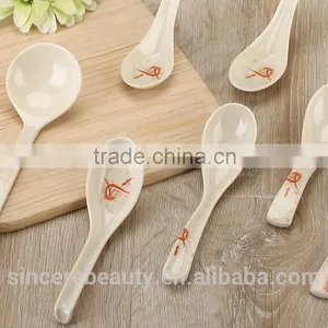Melamine Plastic Spoon, Thicken Japanese Style Spoon thumbnail-3