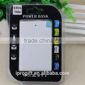 Wholesale Promotion Item Custom Logo Creadit Card Universal Power Bank 2500mah thumbnail-1