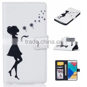 2016 Hot Sale Colorful Drawing Pattern Card Slot Tpu Leather Mobile Case for Samsung Galaxy A510 A5 A310 A3 thumbnail-6