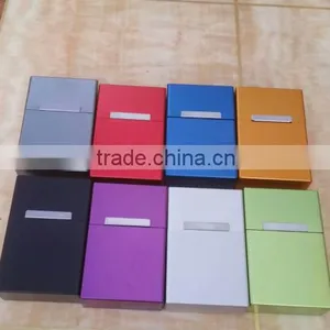 New Mulit-color Aluminum Metal Cigar Cigarette Box thumbnail-2