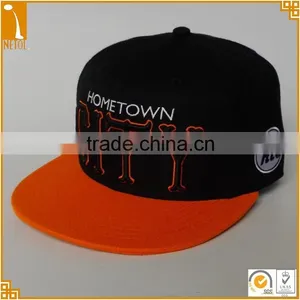 6 Panel Flat Bill 3d Embriodered Custom Baseball Snapback Caps thumbnail-1