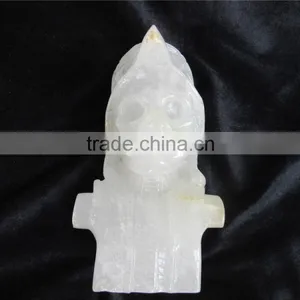 2015 New Arrival Delicate White Crystal Skulls thumbnail-1