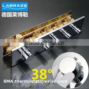 LABRAZE LE800600 Shower Panel With LED Light and Cold and Hot Water Faucet thumbnail-5