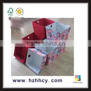 Large and Pratical Printing and Embossing Frabic Storge Box thumbnail-1