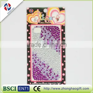Gem Shape Cell Phone Decorative Crystal Strass Sticker thumbnail-3