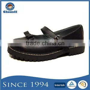 Fitkids Original Manufacturer New Style Leather School Shoes for Kids thumbnail-1