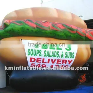 15 Foot Wide Inflatable Sandwich With Banner thumbnail-1