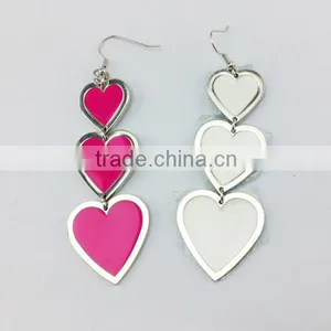 Fashion High Quality Memory Love Earrings Girl Drop Earings Women Gifts Charms Pendant Earrings Jewellry thumbnail-2