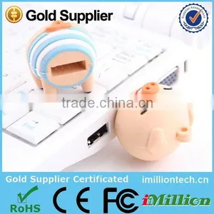 Cartoon Novelty Pig Usb Flash Drive for 2.0 Drive thumbnail-3
