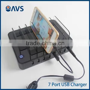 Best Selling 7 Ports Portable Desktop USB Charger for Mobile Phones thumbnail-1