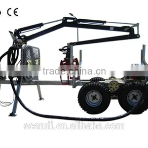 Professional Trailer Manufacturer 350 ATV Timber Trailer CE Certificate thumbnail-1
